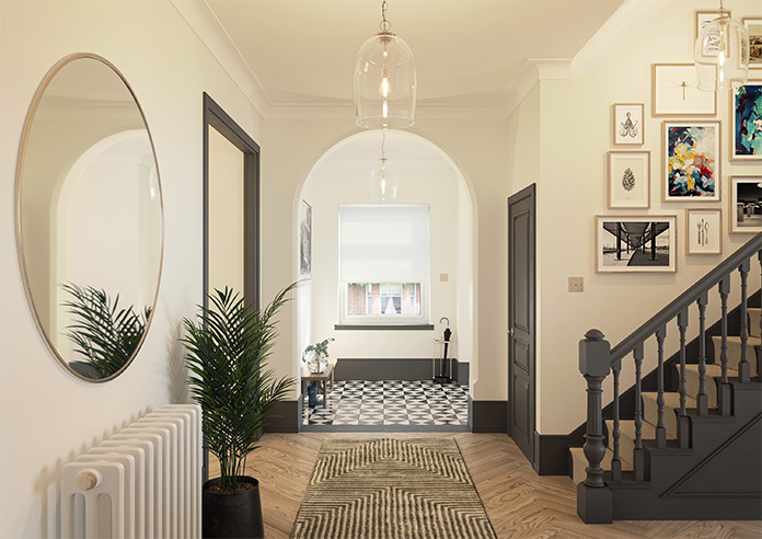 Rimini, White - Twist&Fit Roller Blind - Image 8